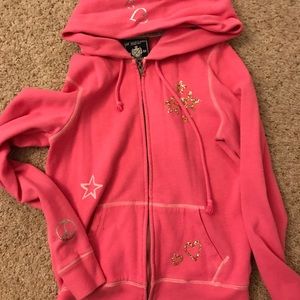 Love pink hoodie